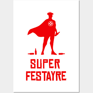 Feria superhero beer Posters and Art